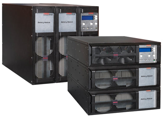 Toshiba T1000 6kVA 5.4kW 208/240V 6-50P In / Out (2) L6-20R / (2) L6-30R 9U UPS