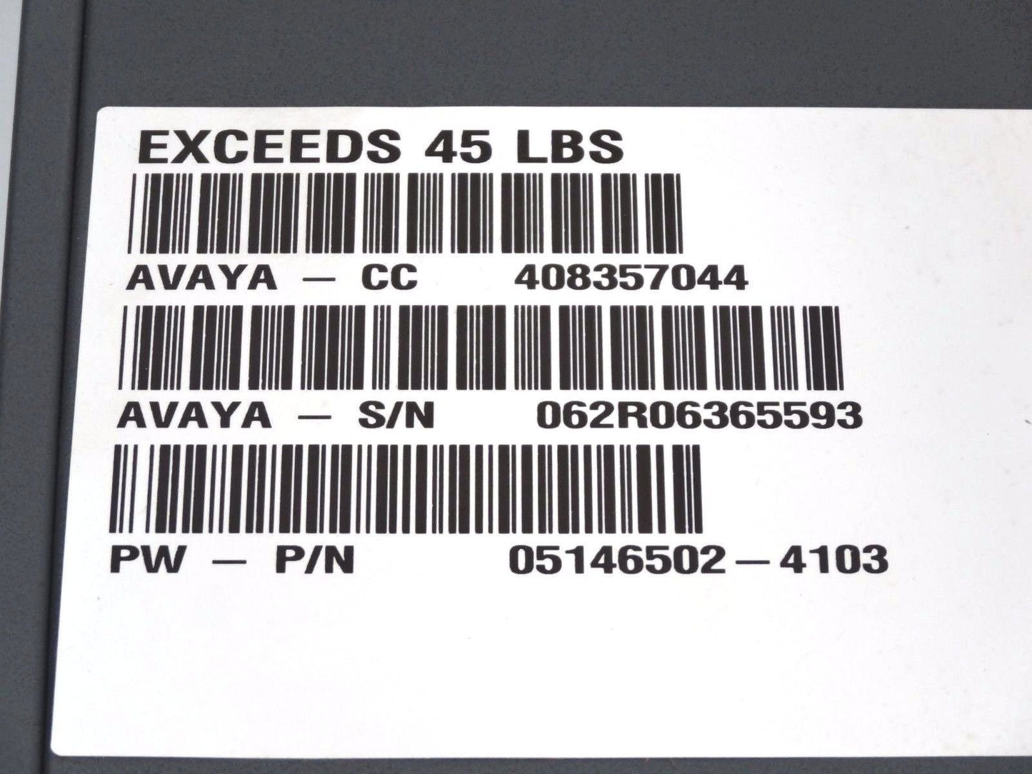 New Avaya Powerware 9125 UPS Extended Battery Module for 700/1000VA PW9125 UPS