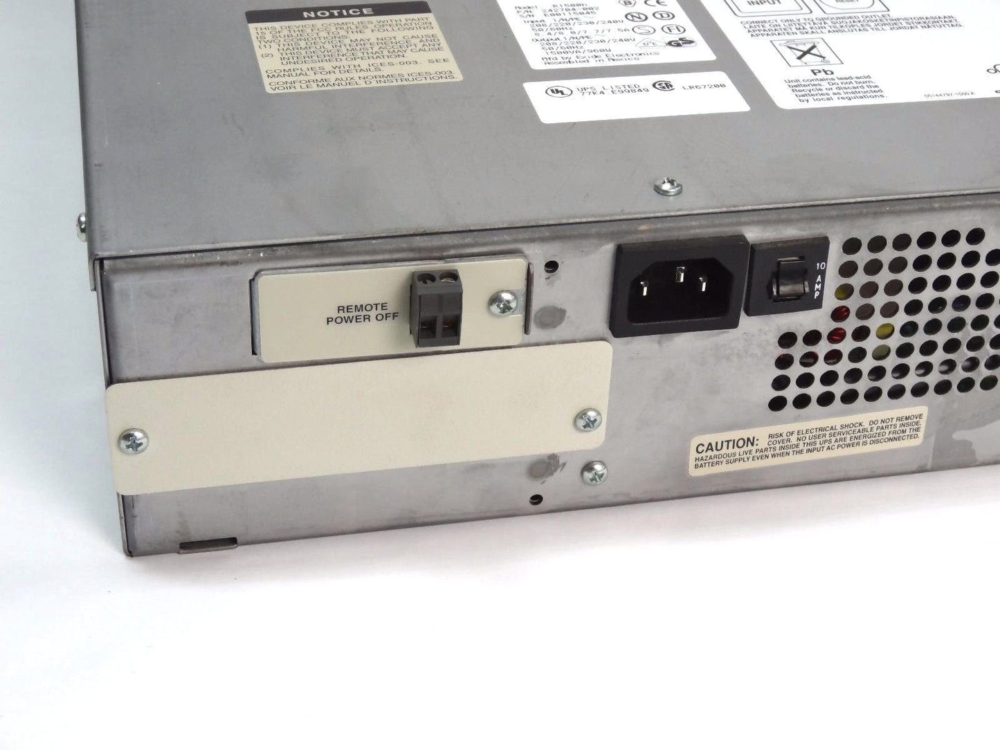 Powerware Compaq R1500h-RM 208-240V 1500VA 960W UPS