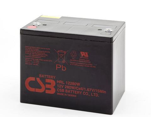 CSB HRL12280WFR 12V 280W/Cell Battery w/Recessed Terminal