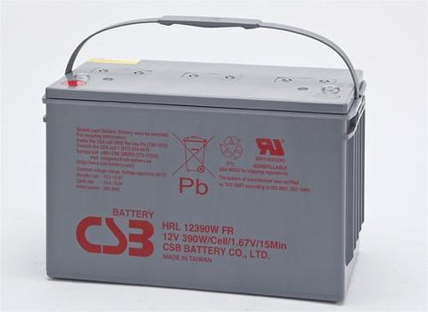 CSB HRL12390WFR 12V 390W/Cell Battery w/Recessed Terminal